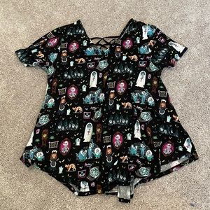 Haunted Mansion Flowy Shirt